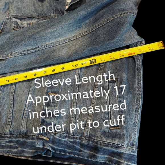 Place EST 1989 Jean Jacket Girl's Size 10/12 - Picture 5 of 6